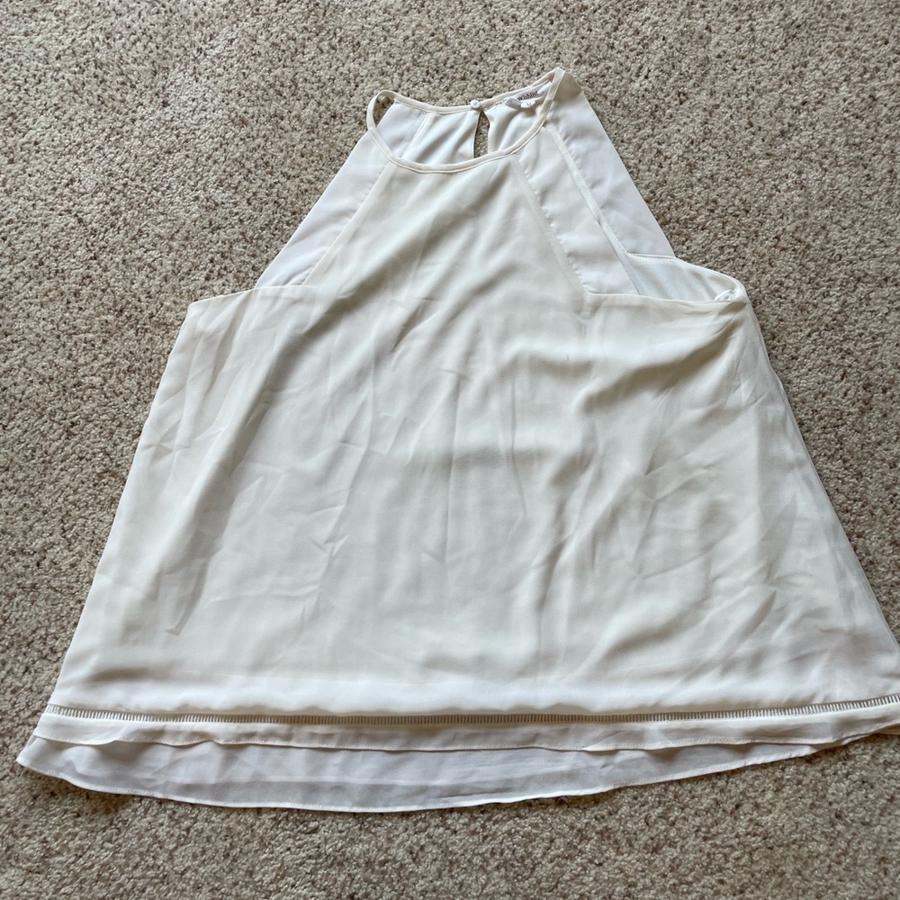 Ivory Top W/ Halter Neck